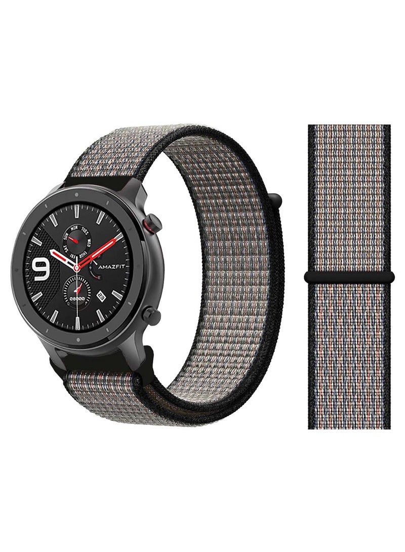 Nylon Loop Replacement Band 22mm for Amazfit GTR 47mm Royal Pulse