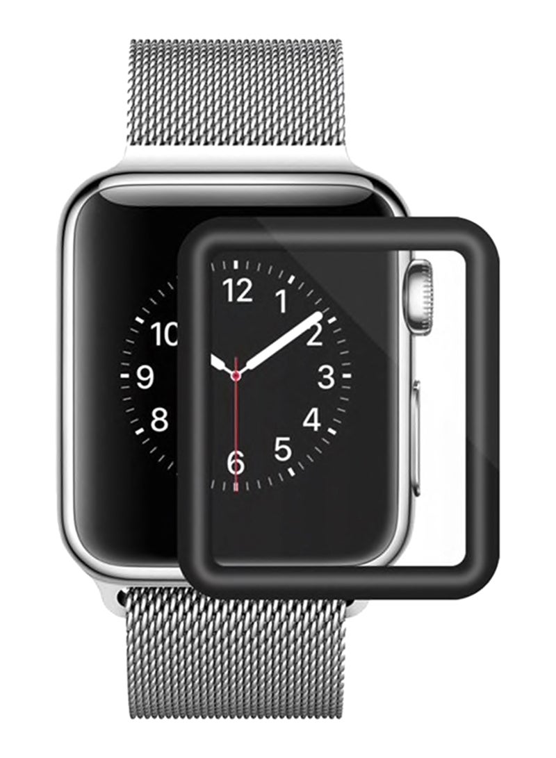 Perfii Full Coverage Curved Screen Protector For Apple Watch Series 1/2/3 42mm Clear - Image 1
