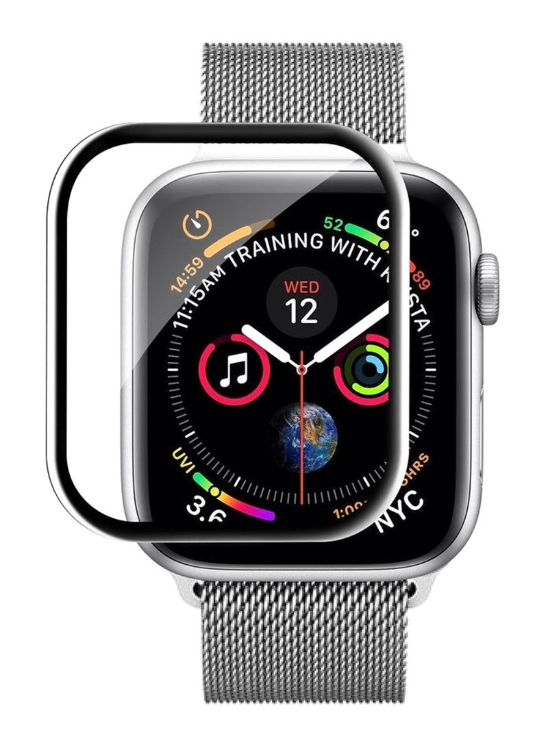 Perfii Full Coverage Curved Screen Protector For Apple Watch Series 5/4 40mm Clear - Image 1