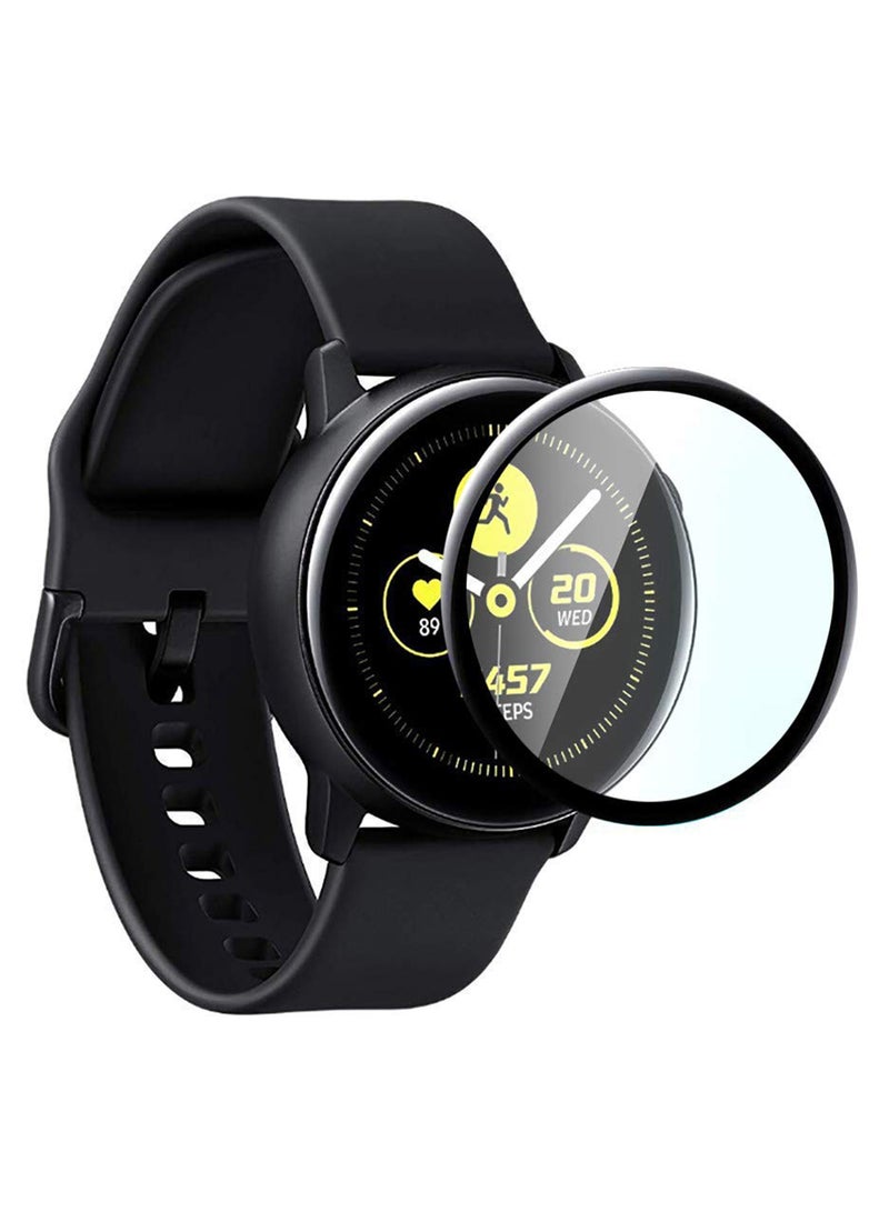Perfii - Full Coverage Curved Screen Protector For Samsung Watch Active 2 44mm Clear - Image 1