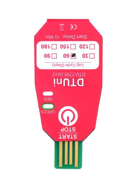 Temperature Data Logger Thermometer Rose Red
