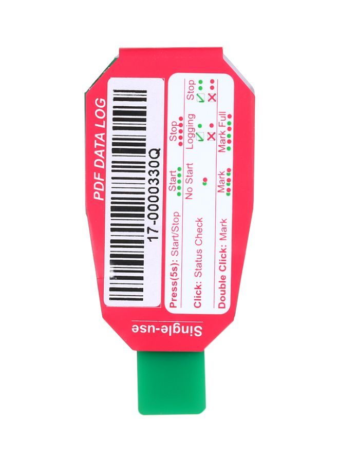 Generic - Temperature Data Logger Thermometer Rose Red - Image 1
