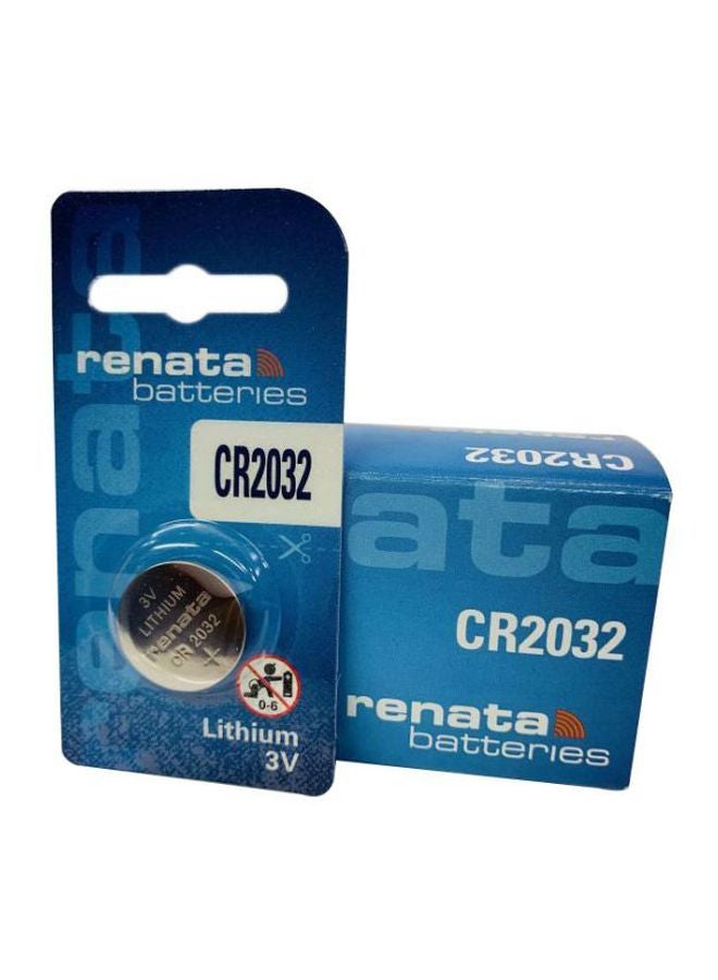 10-Piece Replacement Lithium Battery Silver