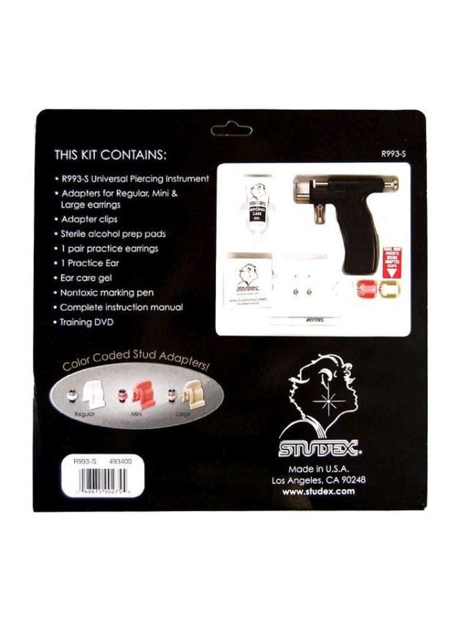 Studex Ear Piercing Tool Set Black/Silver