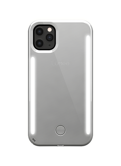 LuMee Duo Protective Case Cover For Apple iPhone 11 Pro Mirror Silver  - Image 1