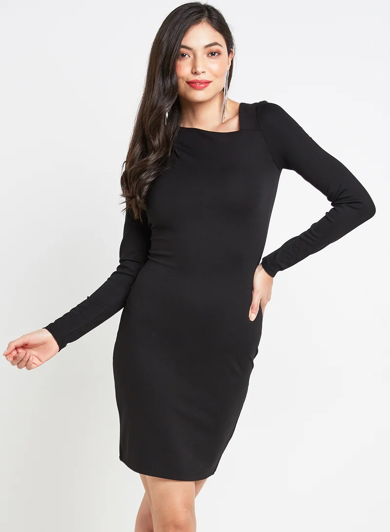 Y.A.S Bodycon Dress Black