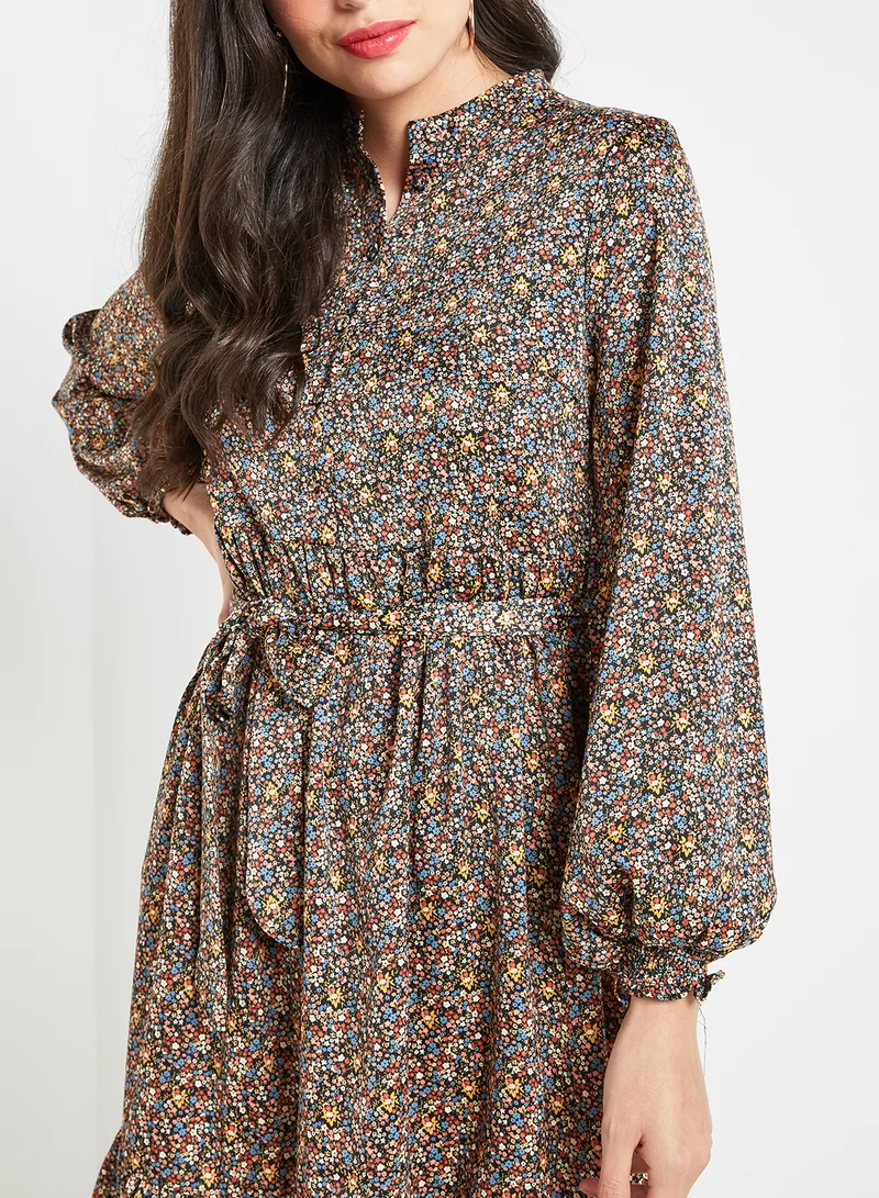 Y.A.S Floral Print Dress Multicolour