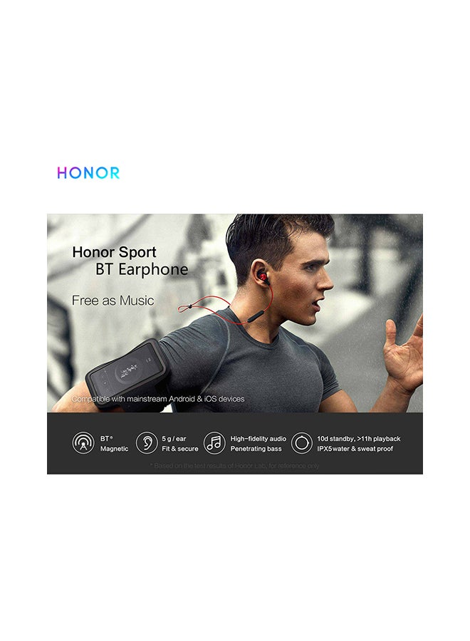 هونور سماعة أذن بخاصية البلوتوث - الإصدار الرياضي أحمر - Image 2