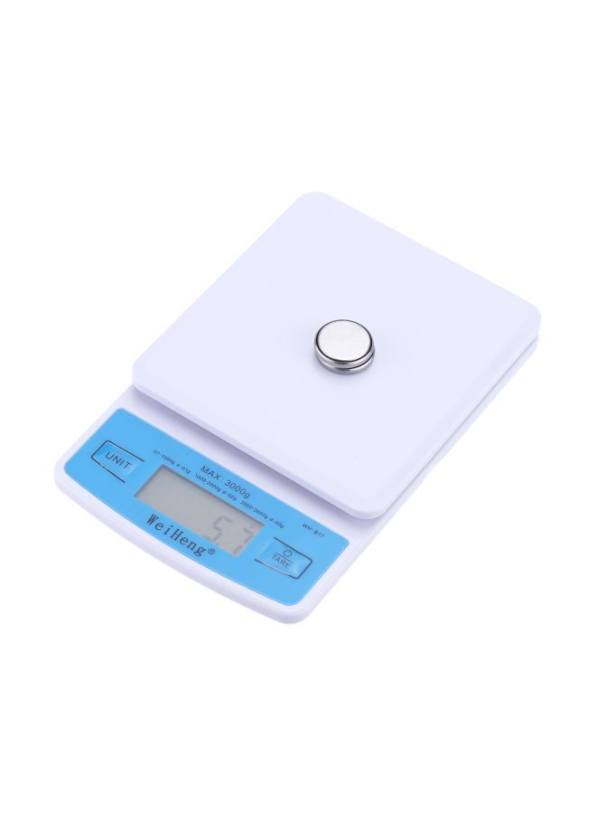 Mini Digital Weighing Scale E0897-A White/Blue - v1583243903/N35106369A_3