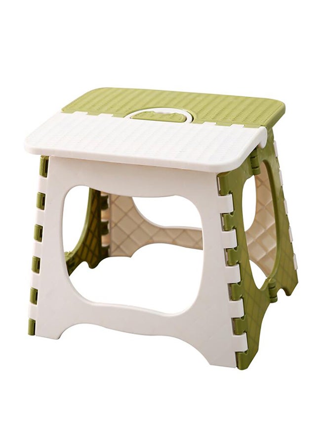 سابو كرسي حمام  قابل للطي أخضر/أبيض - Image 1