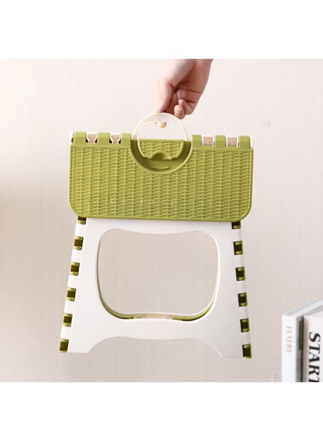 سابو كرسي حمام  قابل للطي أخضر/أبيض - Image 2