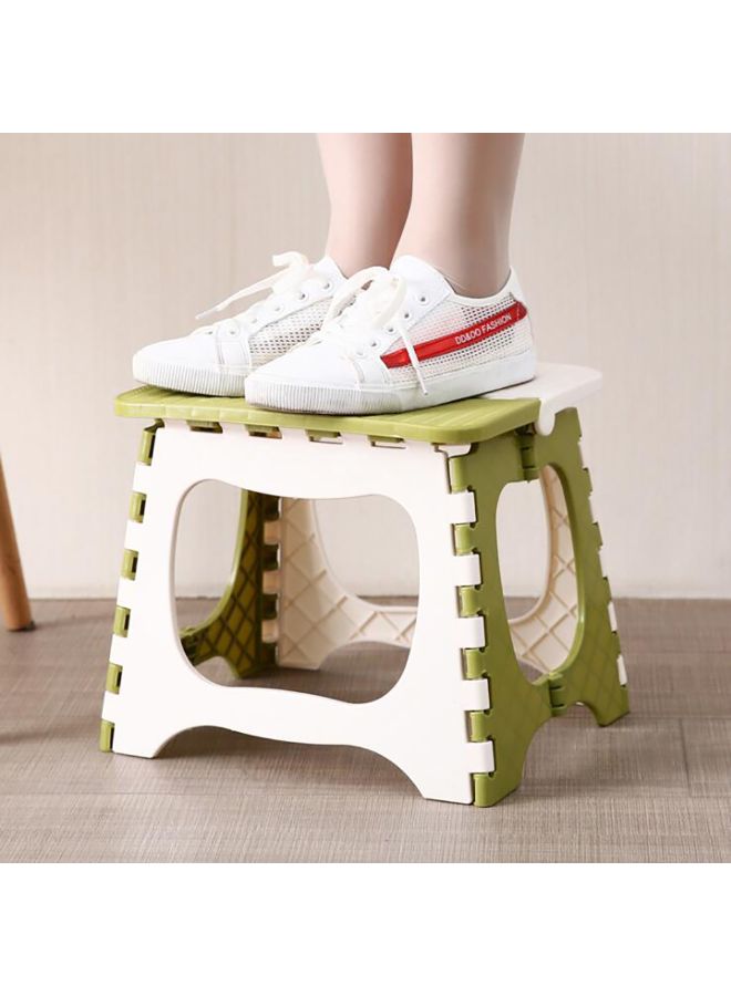 سابو كرسي حمام  قابل للطي أخضر/أبيض - Image 3