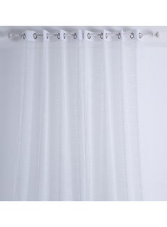 Home Box Linear Sheer Curtain White 140 x 300centimeter  - Image 1