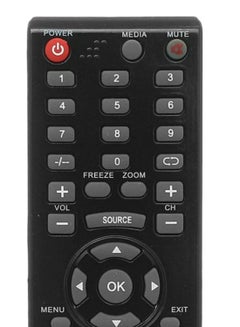 Generic TV Remote Control Black  - Image 2