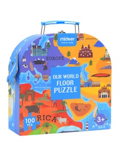 MiDeer 100-Piece Our World Floor Puzzle  - Image 1