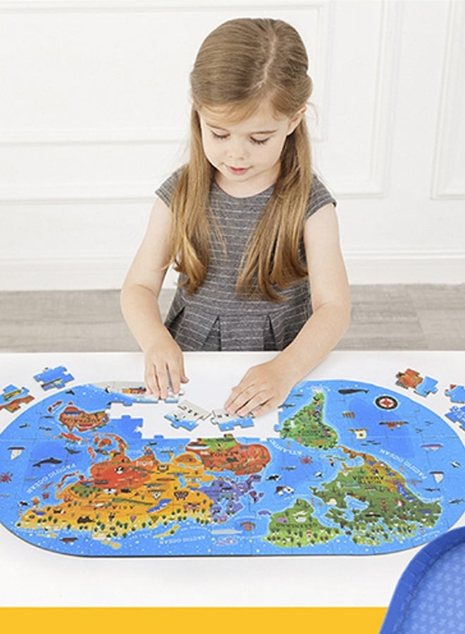 ميدير أحجية قطع تركيب أرضية Our World من 100 قطعة - Image 3