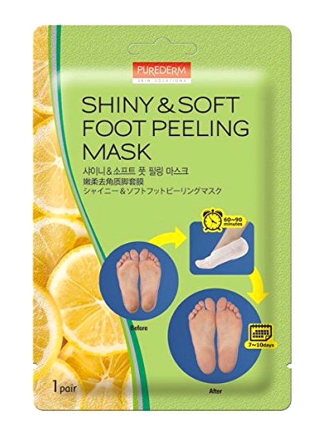 Purederm - Shiny And Soft Foot Peeling Mask Pack Of 3 - Image 1