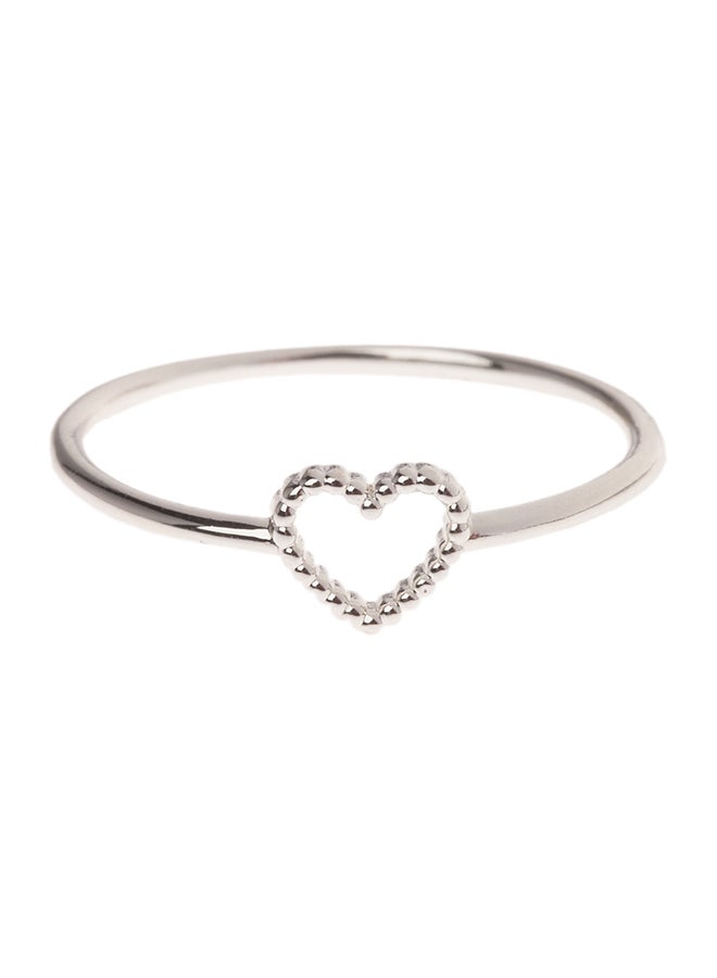 ORELIA LONDON Tiny Open Heart Ring