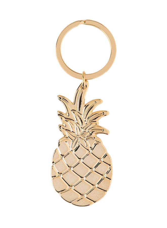 ORELIA LONDON Pineapple Metal Charm Key Ring