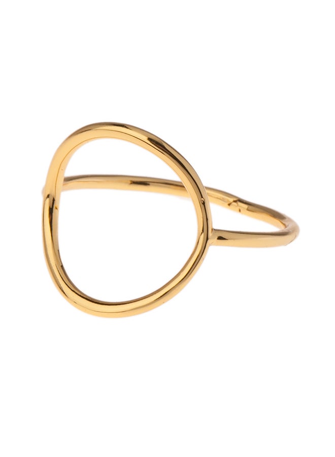 ORELIA LONDON Simple Open Circle Ring