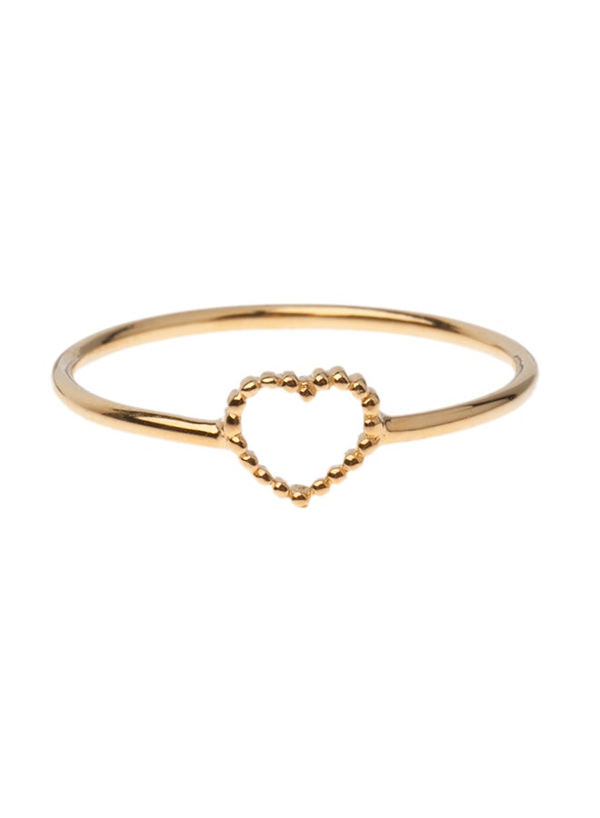 ORELIA LONDON Tiny Open Heart Ring