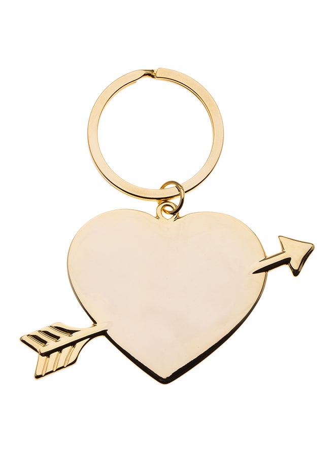 ORELIA LONDON Arrow Heart Key Ring - Image 1