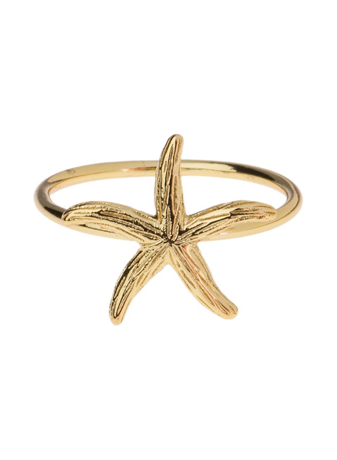 ORELIA LONDON Starfish Design Ring