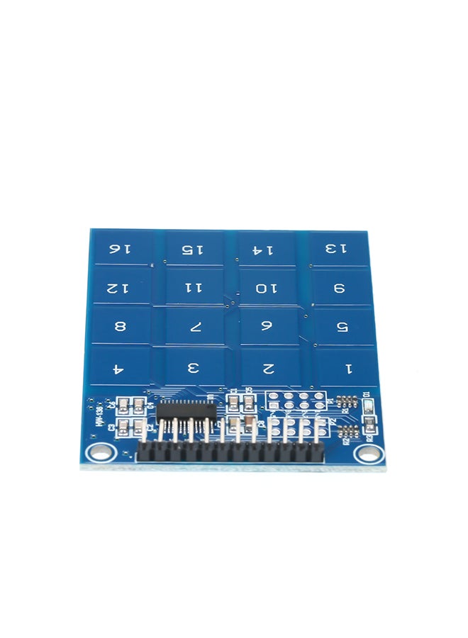 TTP229 16 Channel Capacitive Digital Touch Sensor Module Blue 12x1x8cm - Image 2
