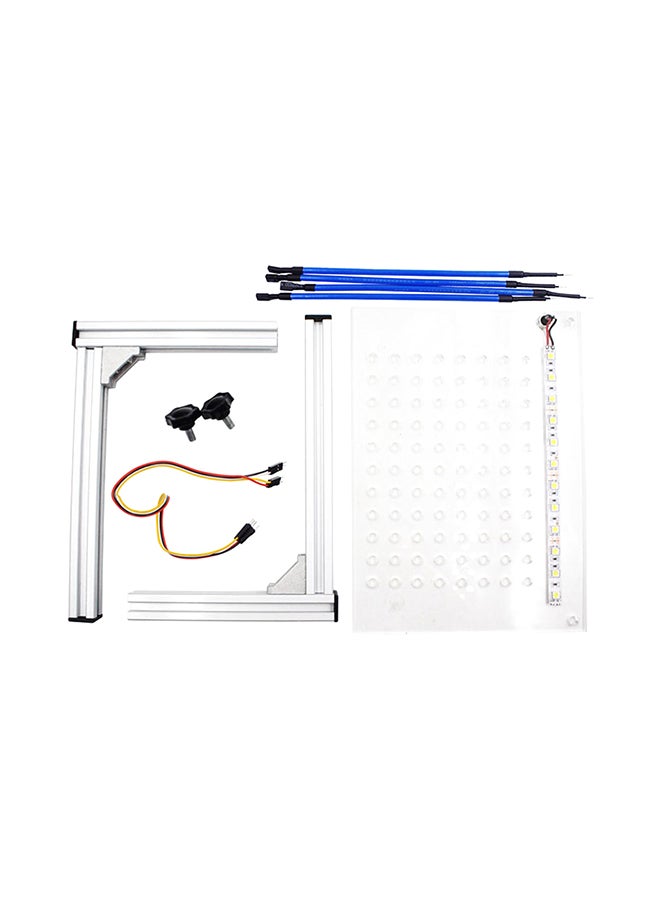 LED BDM Frame Acrylic ECU Programmer White 26x3x22cm  - Image 1
