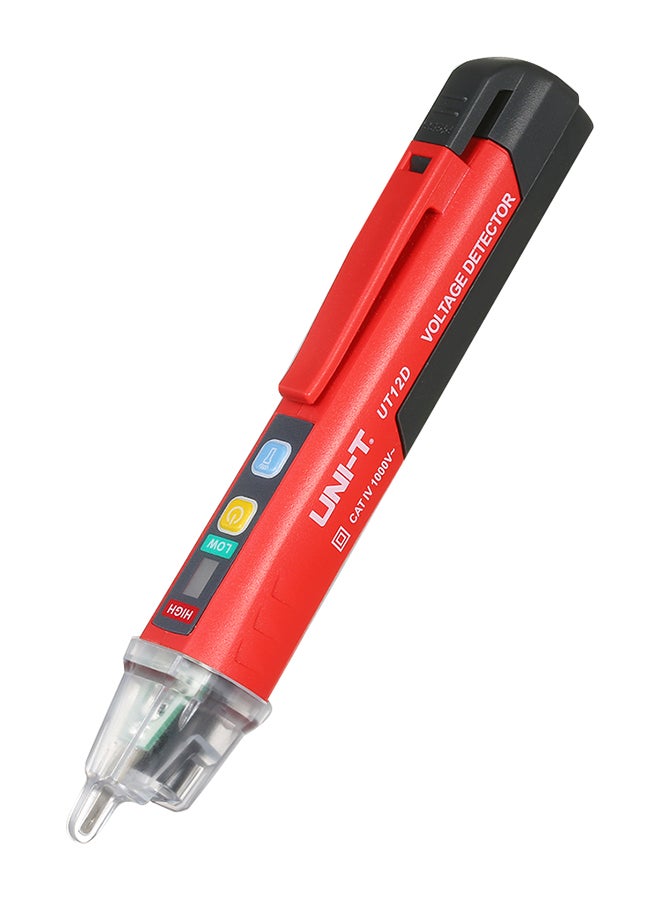 UNI-T Portable Non-contact AC Voltage Tester Pen Red/Black 20x4.5x4.5cm  - Image 1