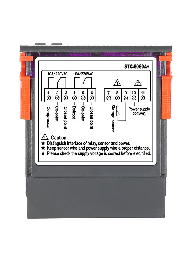 جهاز استشعار رقمي للتحكم بدرجة الحرارة NTC طراز stc-8080A+. رمادي 10x6x8Ø³Ù†ØªÙŠÙ…ØªØ± - Image 3