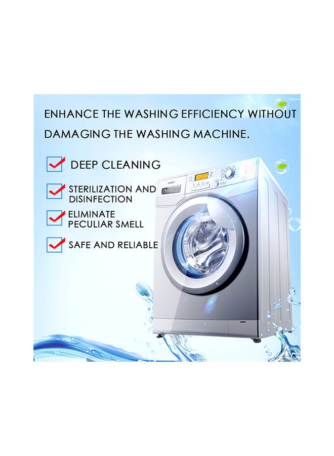20-Piece Washing Machine Washer Cleaning Tablet Set Blue/White 26x2x6cm  - Image 4