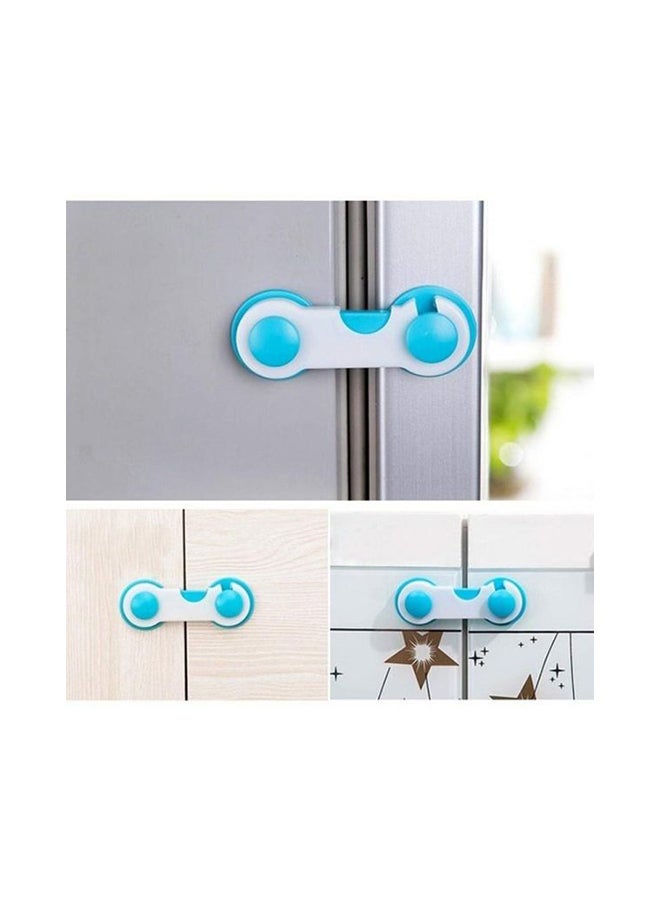 8-Piece Anti-Pinch Cabinet Door Drawers Baby Safety Lock Set - Image 3