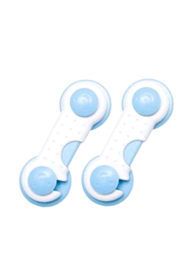 2-Piece Anti-Pinch Cabinet Door Drawers Baby Safety Lock Set - Image 1