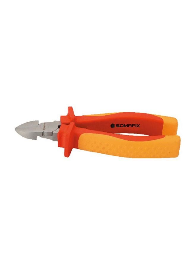 Somafix Insulated Diagonal Cutting Plier Red/Yellow/Silver 6inch - Image 1