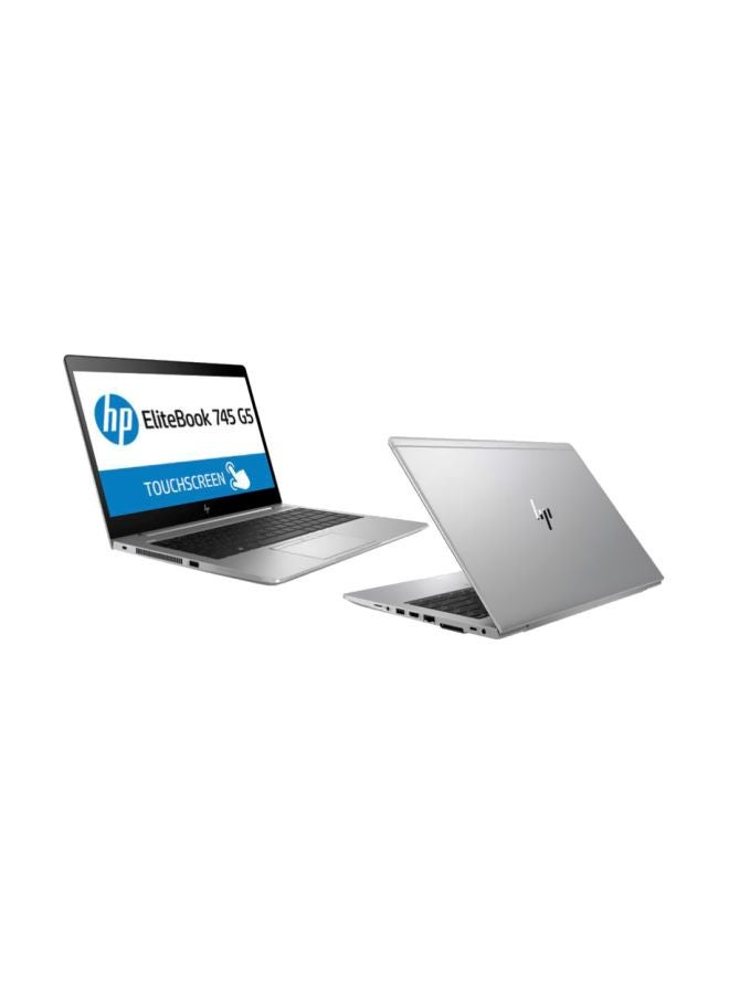 إتش بي - لابتوب إليت بوك 745 G5 بشاشة 14 بوصة ومعالج رايزن 5 برو/ ذاكرة رام 8 جيجابايت/ محرك أقراص SSD سعة 256 جيجابايت/ بطاقة رسومات AMD راديون فضي - Image 1