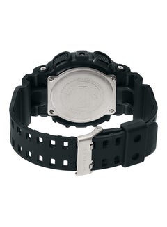 G-SHOCK Men's VERSUS FIRE ISLAND Round Shape Synthetic Analog & Digital Wrist Watch - Black - GA-100-1A1DRR  - Image 2