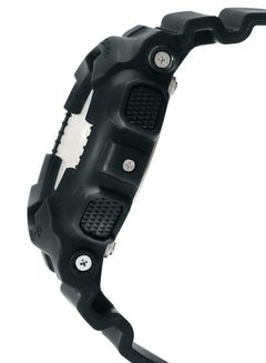 G-SHOCK Men's VERSUS FIRE ISLAND Round Shape Synthetic Analog & Digital Wrist Watch - Black - GA-100-1A1DRR  - Image 3