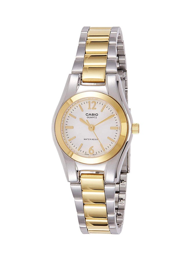 CASIO Women's Water Resistant Analog Watch LTP-1253SG-7ADF - 25 mm - Silver/Gold  - Image 1