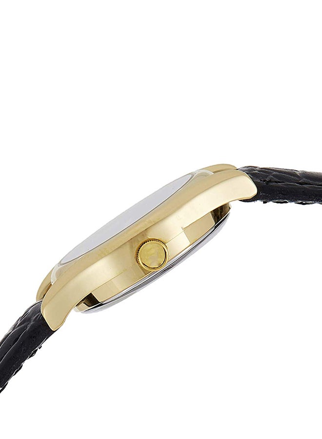 CASIO Women's Leather Analog Watch LTP-1094Q-1ARDF - 23 mm - Black - Image 3