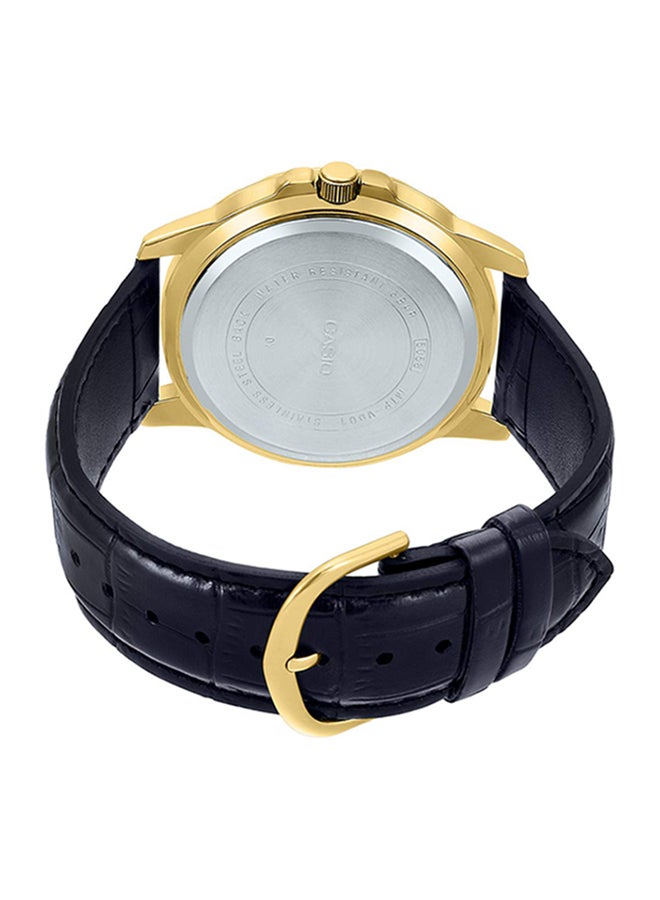 CASIO Men's Water Resistant Analog Watch MTP-VD01GL-1EVUDF - 45 mm - Black  - Image 2