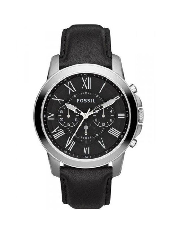 FOSSIL Men's Water Resistant Chronograph Watch FS4812 - 45 mm - Black  - Image 1
