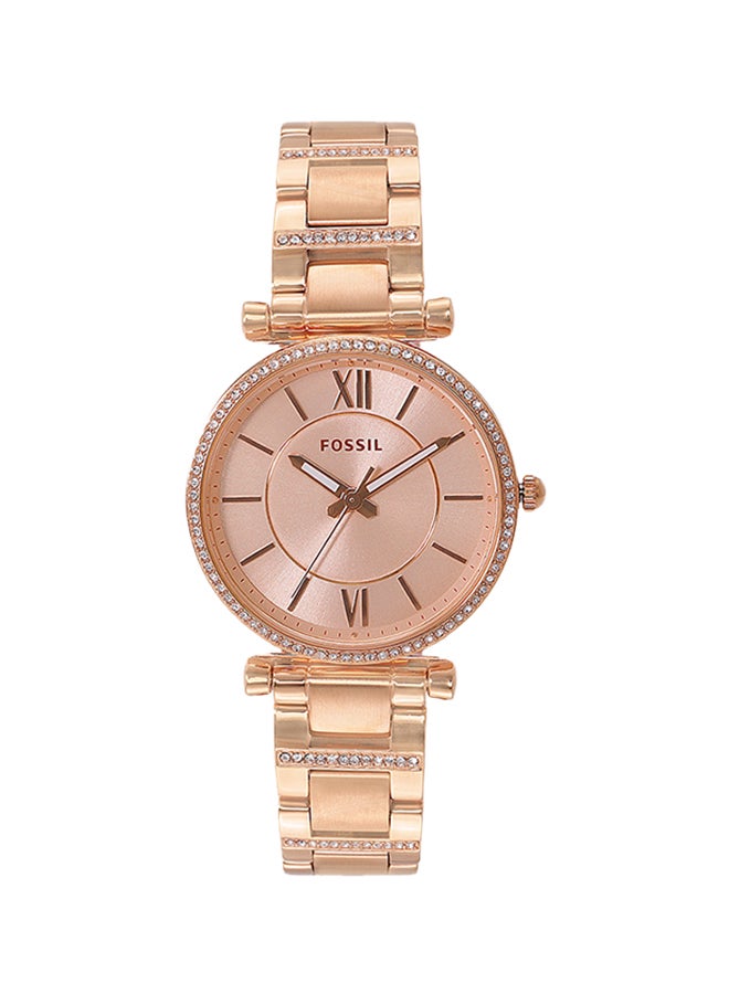 FOSSIL Women's Analog Quartz Watch ES4301 - 35 mm - Rose Gold  - Image 1