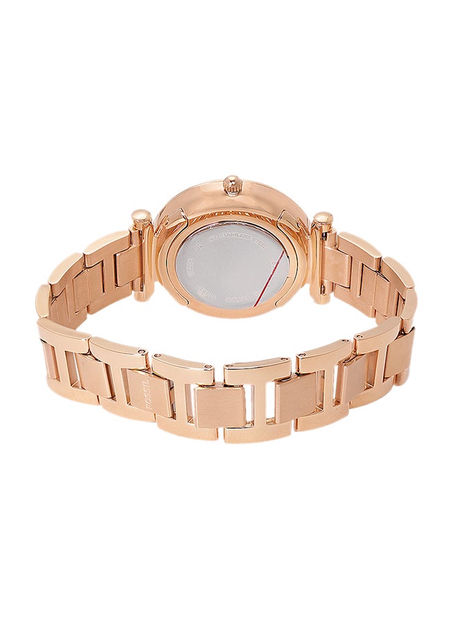 FOSSIL Women's Analog Quartz Watch ES4301 - 35 mm - Rose Gold  - Image 2