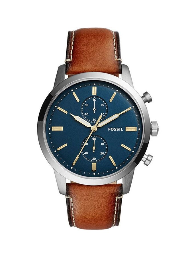FOSSIL Men's Townsman Chronograph Watch FS5279 - 44 mm - Brown - Image 1