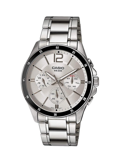 Men's Mtp1374D7Avdf Wrist Watch - 47 mm - Silver