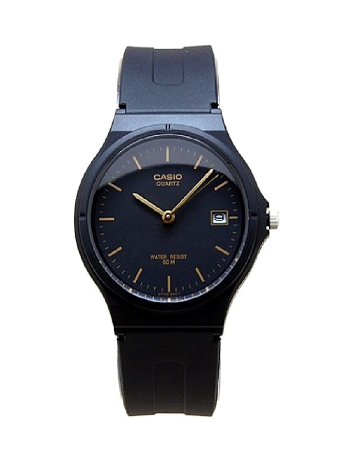 CASIO Men's Resin Analog Quartz Watch MW-59-1EVDF - 36 mm - Black - Image 1
