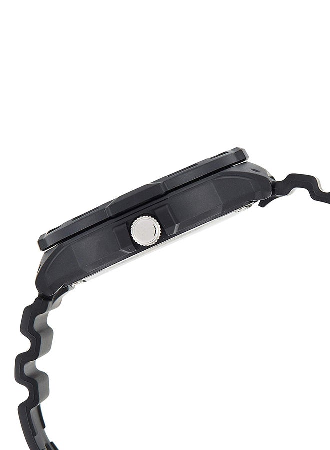 CASIO Men's Water Resistant Analog Watch MRW-200H-2B3VDF - 45 mm - Black - Image 3