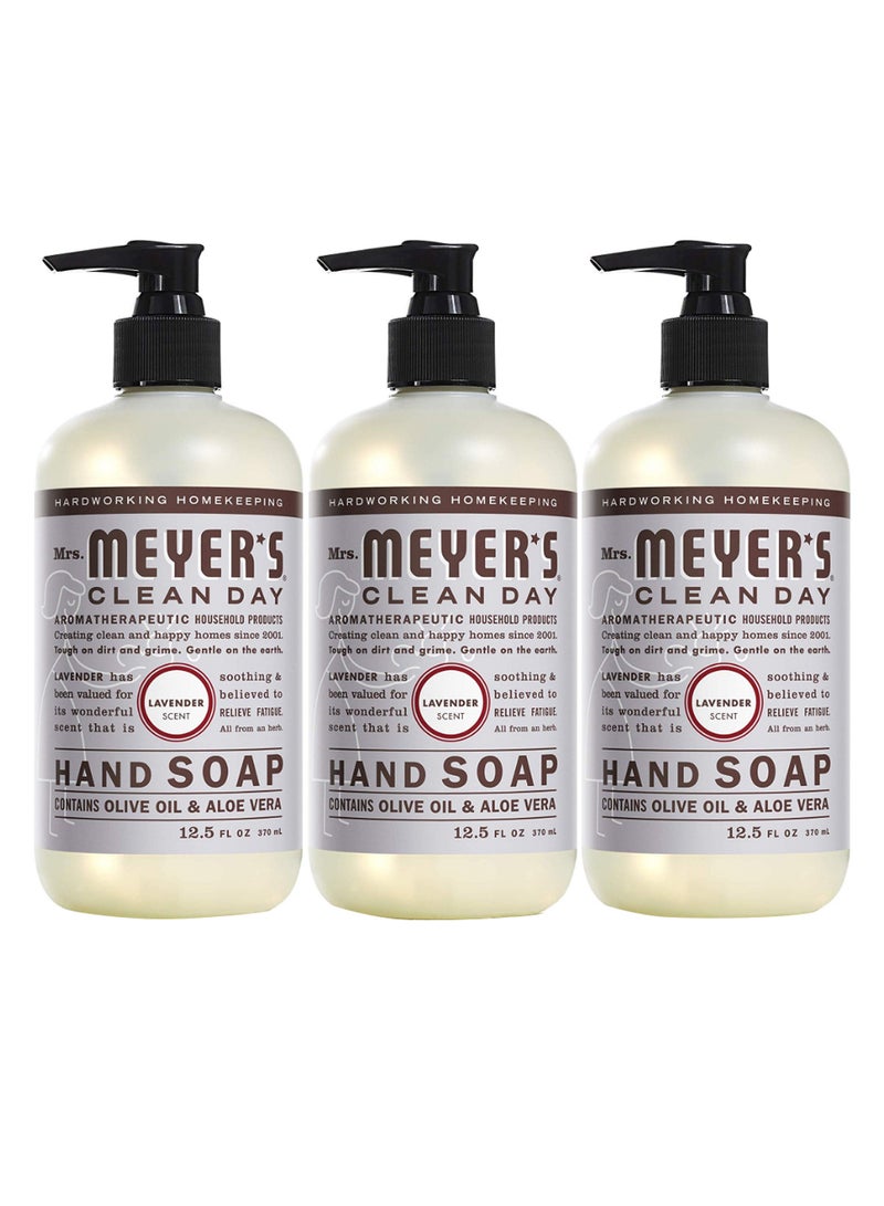 مسز مايرز كلين داي مجموعة الصابون السائل لليدين كلين داي مكونة من 3 قطع 3 x 370ملليلتر