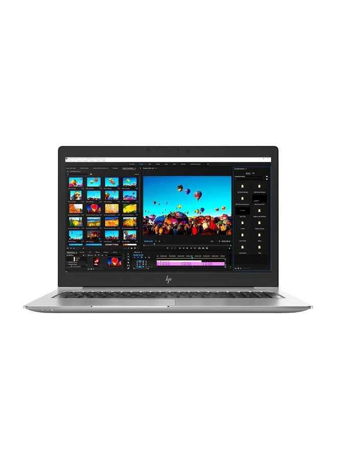 ZBook 15u G5 Laptop With 15.6-Inch Display, Core i7 Processor/16GB RAM/512GB SSD/Intel HD Graphics 630 Silver/Black